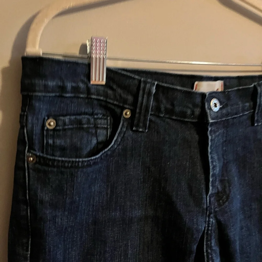 BDG Dark Wash Straight Leg Blue Mom Jeans Size 31
